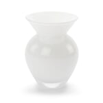Small Vase Bulbous Form Opal White