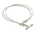 Bracelet silver triple