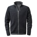 Seldom Herrenstrickjacke Marine-Grau
