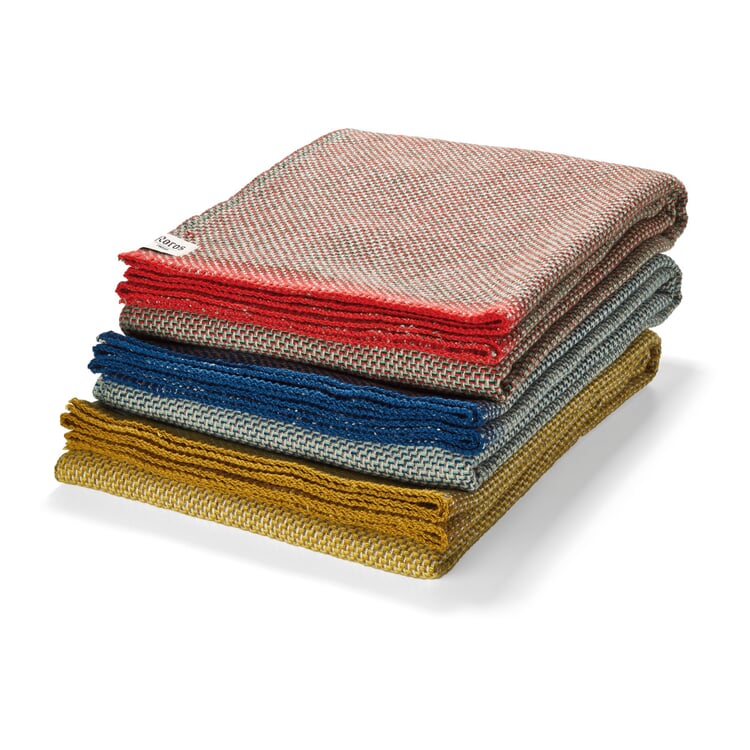 Decke gewebt, Gelb-Grau | Manufactum