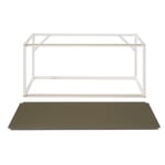 Reol Tara RAL 1013 Østershvid