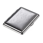 Card Holder Made of Sheet Steel Floral Pattern