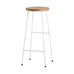 Bar stool Cornet Large Oak / White