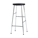 Bar Stool “Cornet” Large Black and Chrome