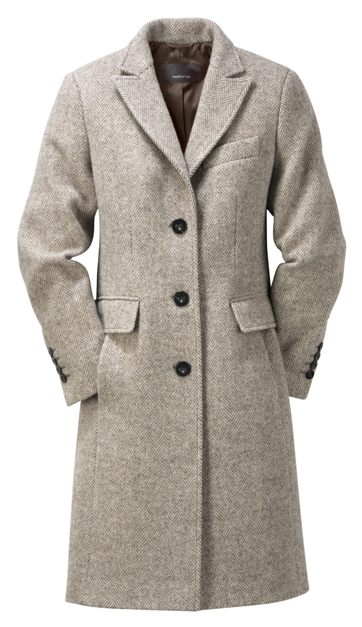 wool lapel coat womens