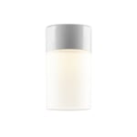 Wall and ceiling lamp cylinder LED Three White / Matte