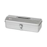 Toolbox “Toyo” with a Hip-Roof Lid Silver-Coloured