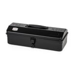 Caja universal Toyo, tapa redonda Negro