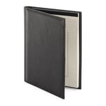 Sonnenleder Carpeta de escritura de viajes Negro