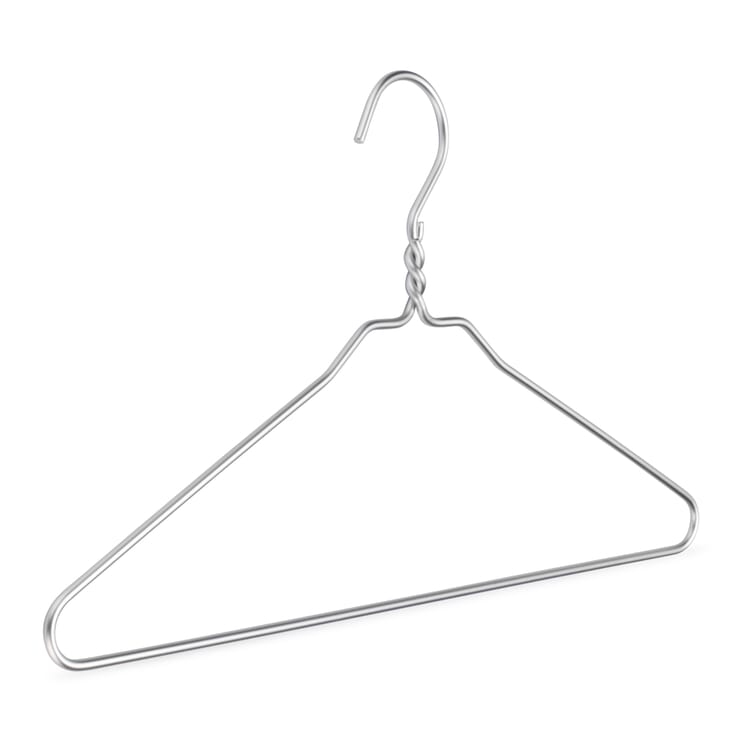 Coat hanger wire, Silver-Coloured