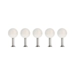 Coat Hook Dots White, High-Gloss Finished