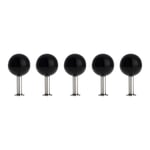 Coat Hook Dots Black, High-Gloss Finished