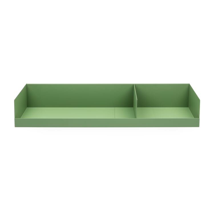 Wall shelf Boks, RAL 6011 Reseda green