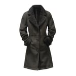 Manteau pour femme en mouton d'Islande Anthracite