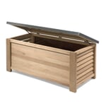 Manufactum garden chest oak wood