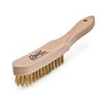 Brass wire scrub brush