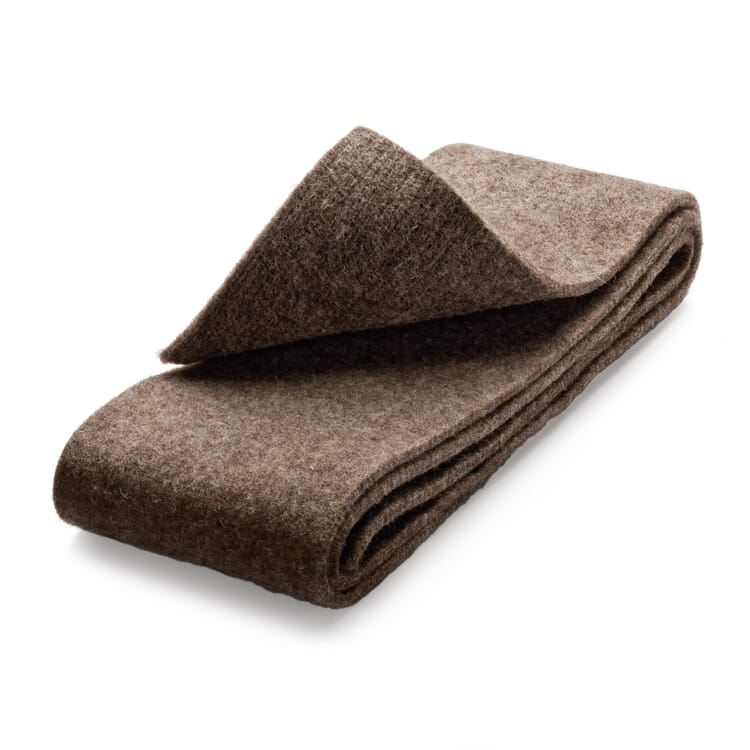 Water reservoir for balcony boxes sheep wool felt