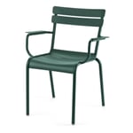 Chaise de jardin Fermob avec accoudoirs aluminium Vert