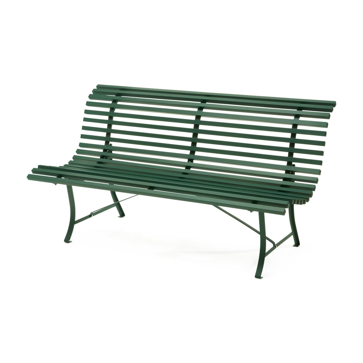 Curved Steel Garden Bench | Manufactum