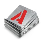 Zinc Plated Signature Stencils 27 Stencils, Letters A-Z