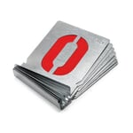 Zinc Plated Signature Stencils 10 Stencils, Numerals 0-9