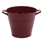 Pot de fleurs en acier