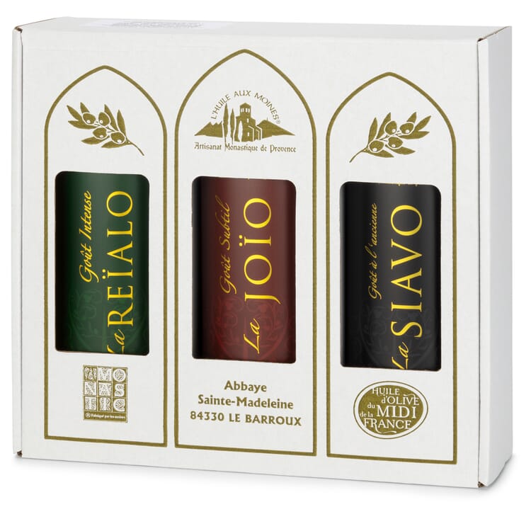 Provençal olive oil package