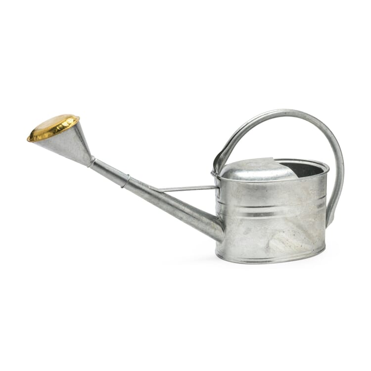 Watering can galvanized, Oval, 4 l