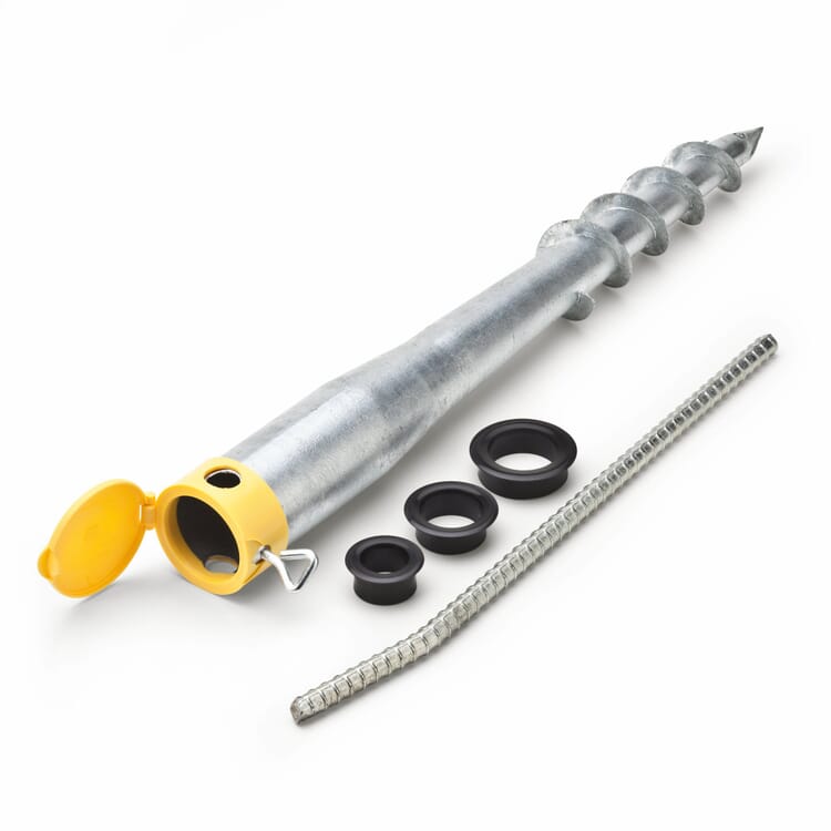 Chevilles de sol galvanisées à chaud