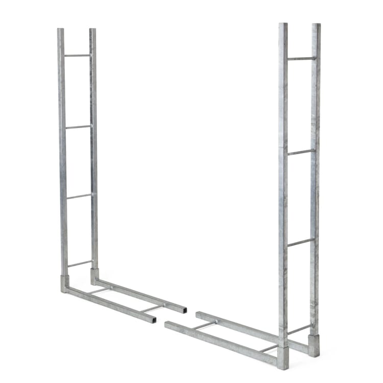 Étagère à bois de chauffage en acier galvanisé