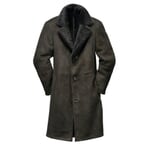 Manteau homme en mouton d'Islande Anthracite