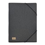 Kartonmappe med 20 rum Sort