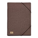 20 compartments folder cardboard Brown