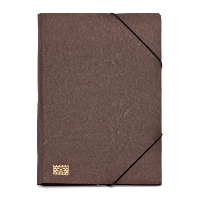 Kartonmappe med 20 rum, Brown