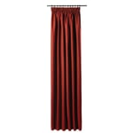 Curtain Made of Loden Cloth Height 250 cm Height 225 cm - Deep Red