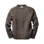 Black Sheep Aran-Pullover Braun