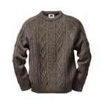 Black Sheep Aran sweater Brown