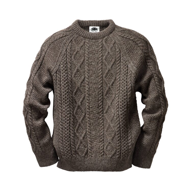 Black Sheep Aran sweater, Brown