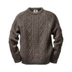 Black Sheep Aran-trøje Brown