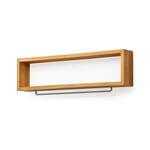 Wall shelf oak wood Width 90 cm