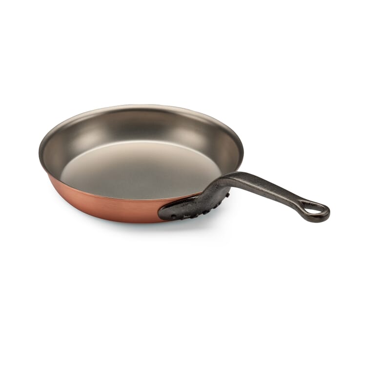 Poêle en cuivre lourd