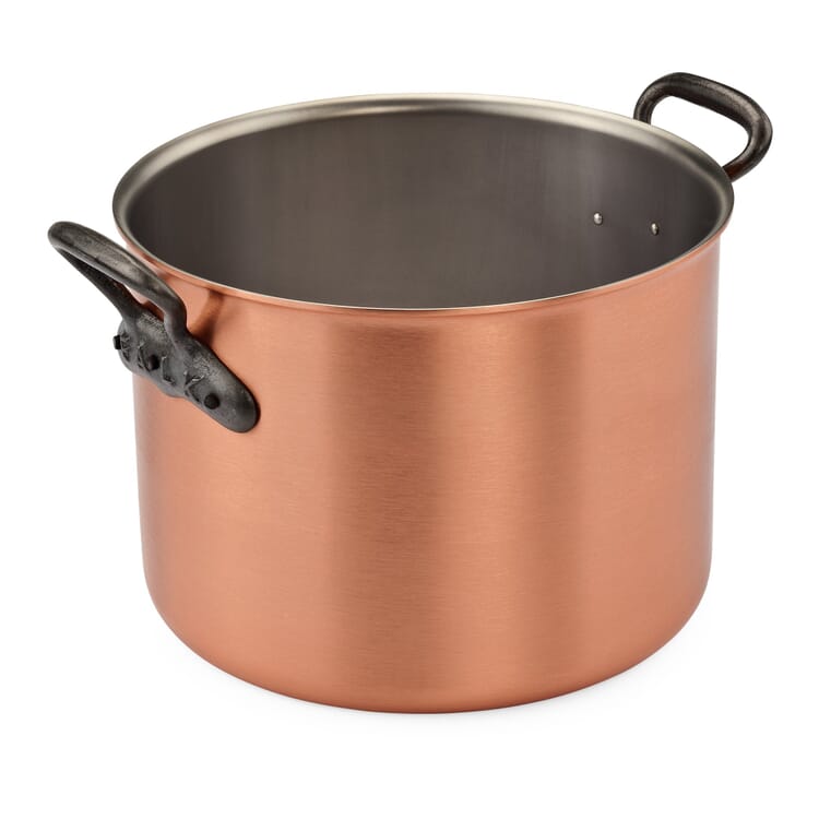 Kasserolle af kobber, Volumen 7,5 liter