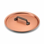 Låg til kogegrej i kobber Ø 19 cm