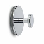 Suction cup with brass hook chrome plated
