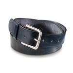 English Saddle Leather Belt Dark Blue