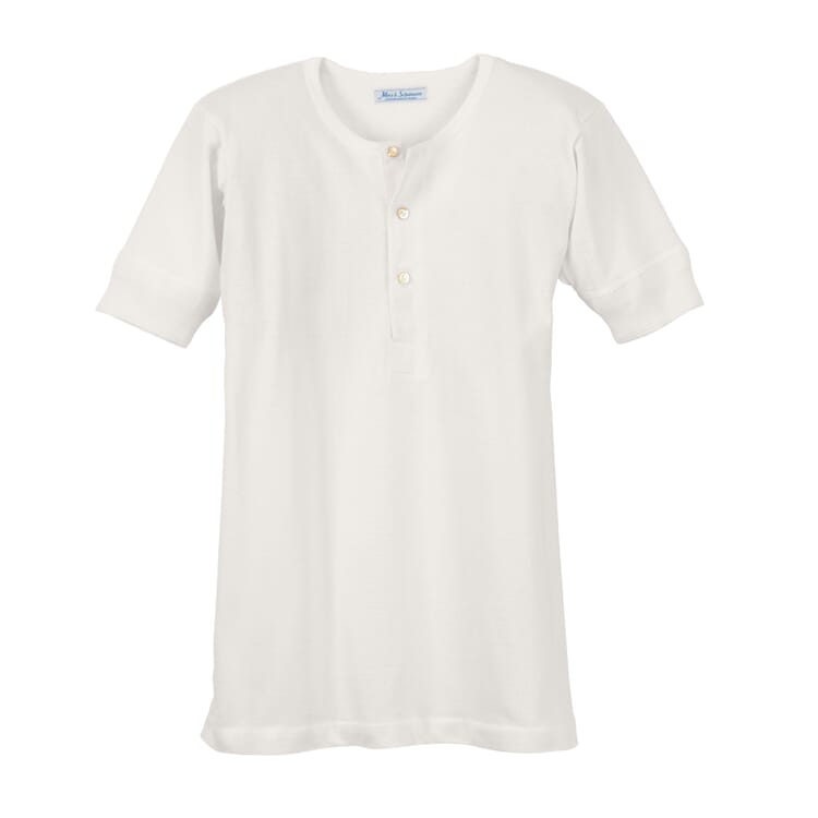 Men’s Half-Sleeved T-Shirt Made of Jersey, White
