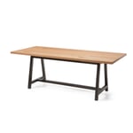 Work table, Beech Heartwood and Steel