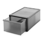Stacking Box CS Medium Height Black