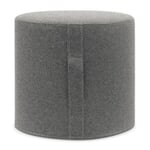 Taburete Drums, pequeño Gris claro