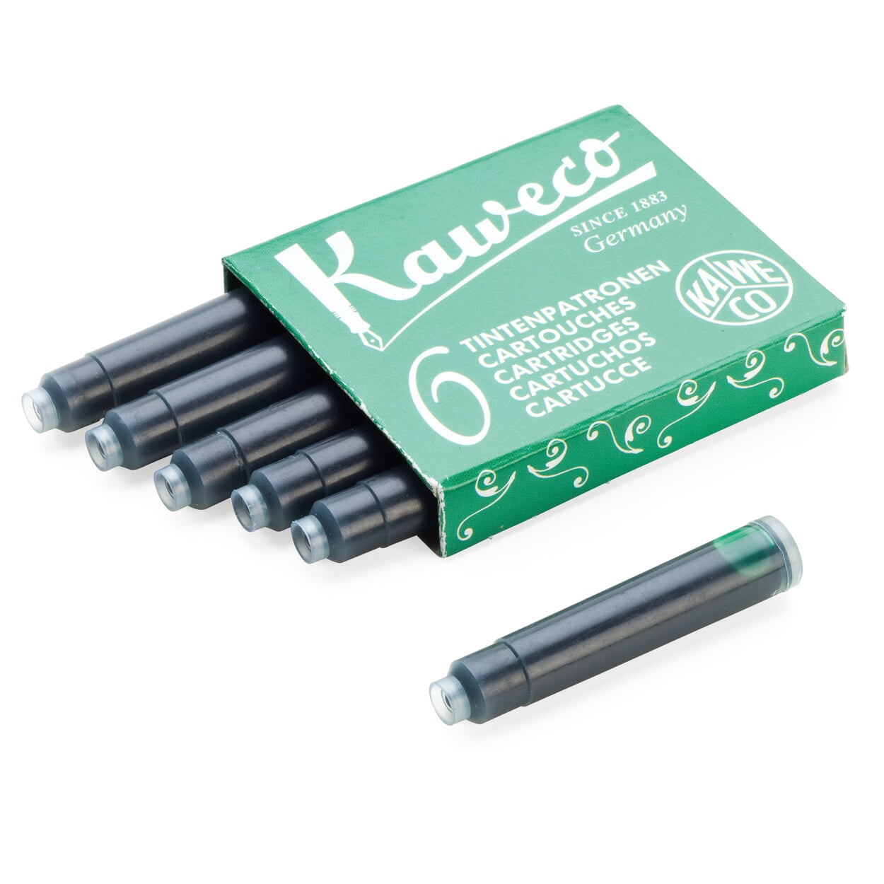 Kaweco Ink Cartridges, Green Manufactum
